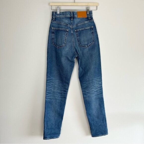 Moussy Plain Blue Jeans Straigth Slim - Picture 10 of 10